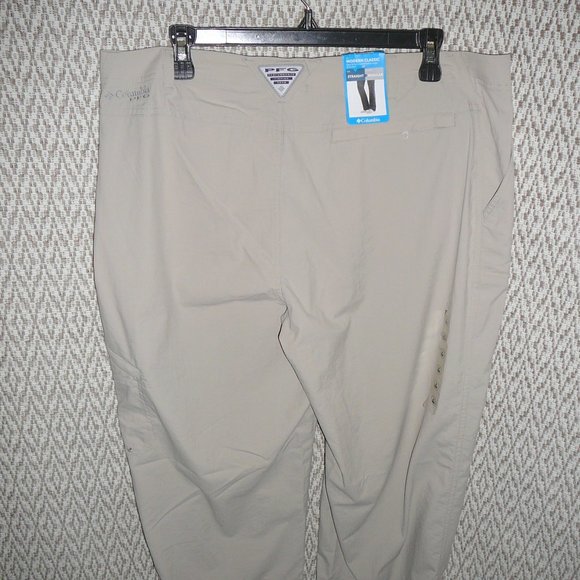 NWT Columbia Aruba Roll-Up Convertible Leg Pants PFG Sun Protection Size 16 - Picture 8 of 10